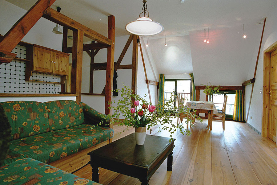 Wohn- und Essbereich Ferrienhaus Eva